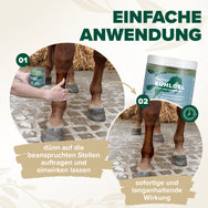 PegaNatur KÜHLGEL_einfach Anwendung Pferd