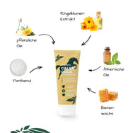 Inhaltsstoffe PegaNatur CALENDULA - Ringelblumensalbe-balsam Wundheilung für Pferde