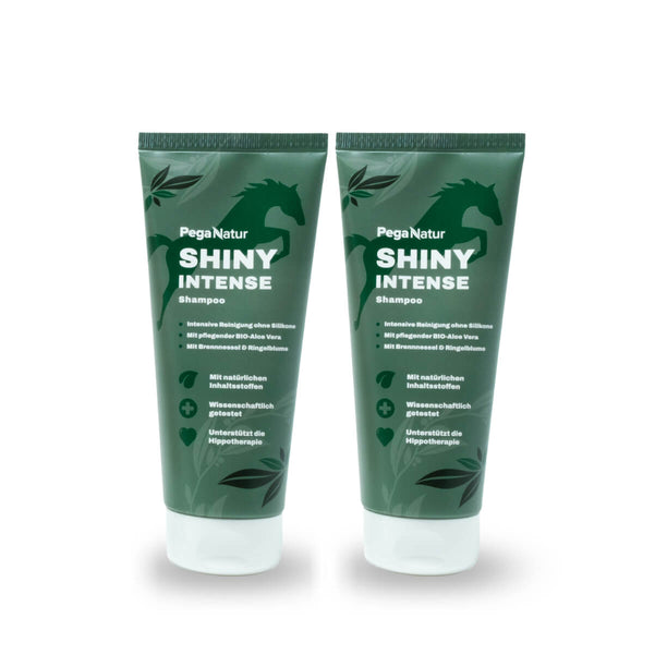 PegaNatur SHINY INTENSE - mildes, intensiv reinigendes natürliches Pferdeshampoo